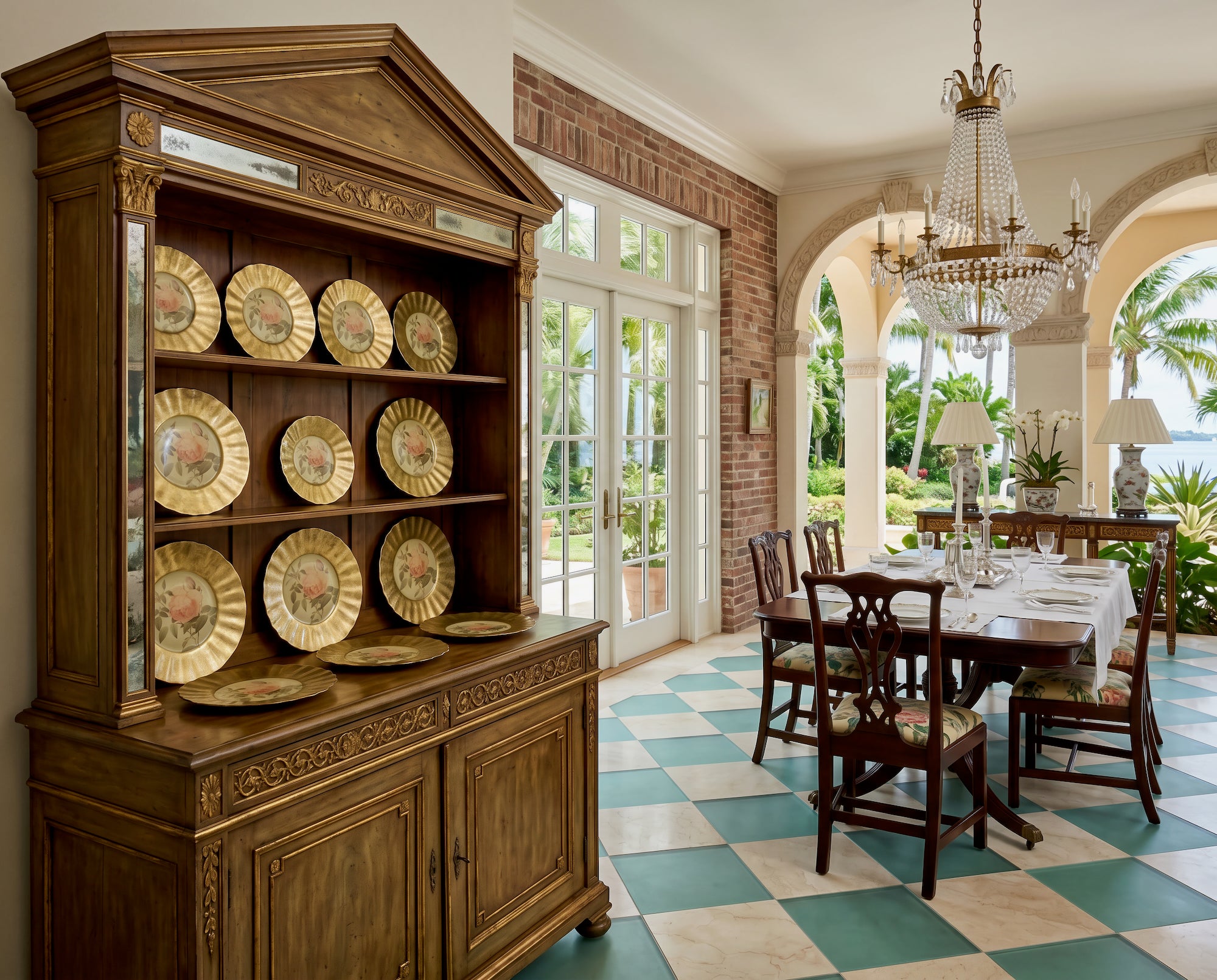 Rosarium GOLD Lesley’s Set — 60-Piece Archive Dinnerware Collection