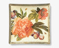 Apricot Peony 10" Square Dinner Plate