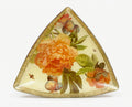 Apricot Peony 12” Triangle Serving Platter