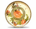 Apricot Peony 13" Cheese Platter