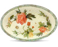 Apricot Peony 20” x 12” Oval Serving Platter