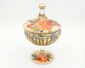 Apricot Peony Covered Compote
