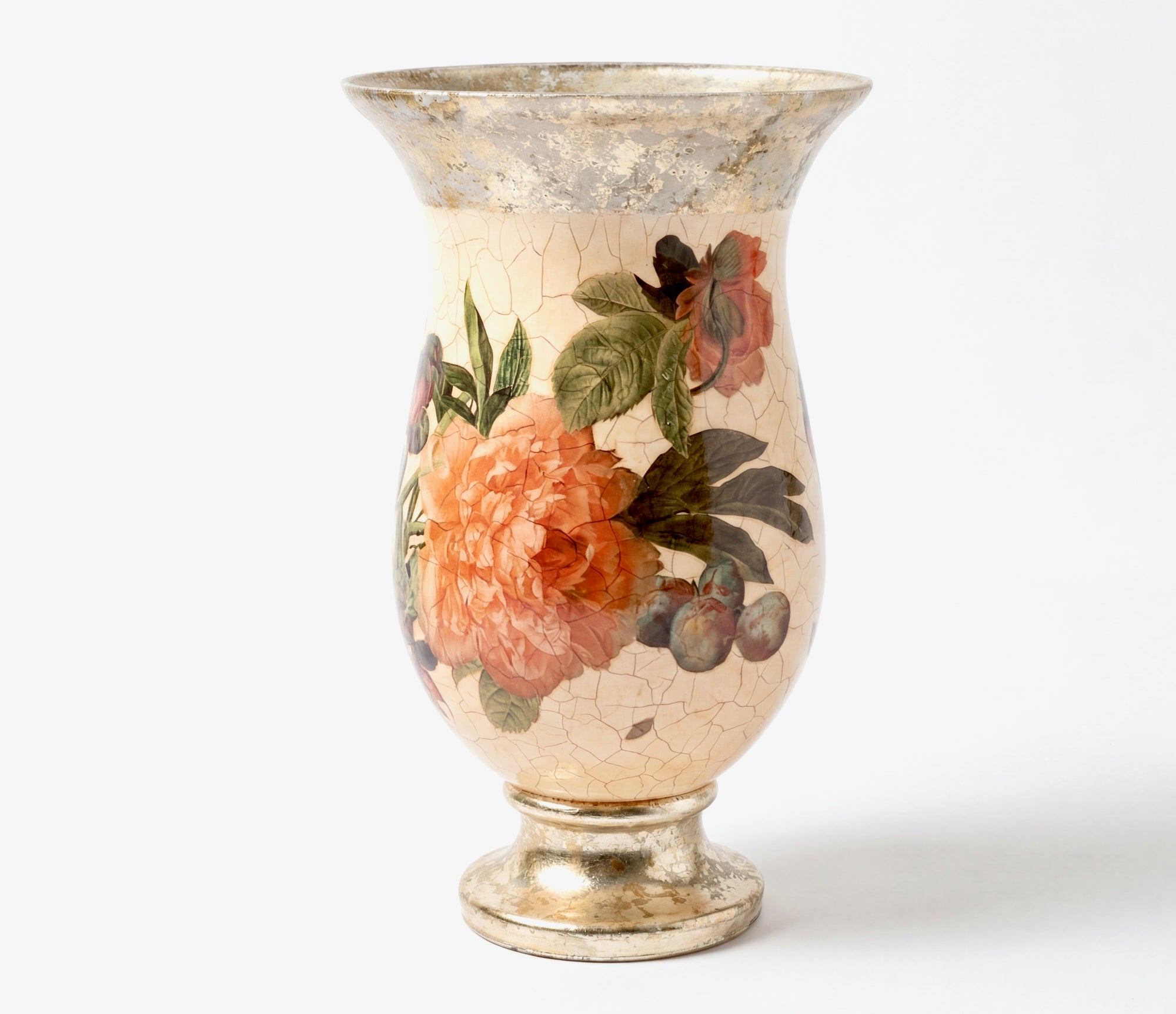 Apricot Peony Grand Magnum Champagne Chiller / Vase / Centerpiece