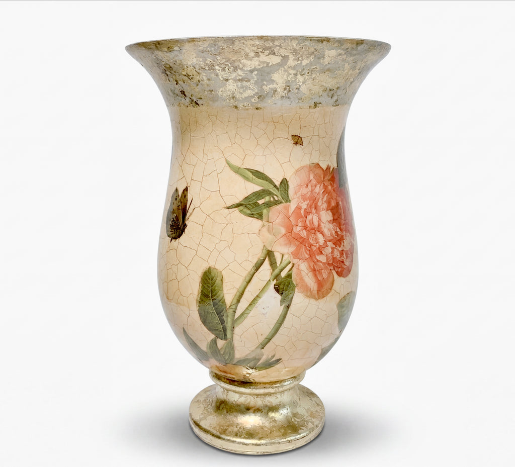 Apricot Peony Grand Magnum Champagne Chiller / Vase / Centerpiece
