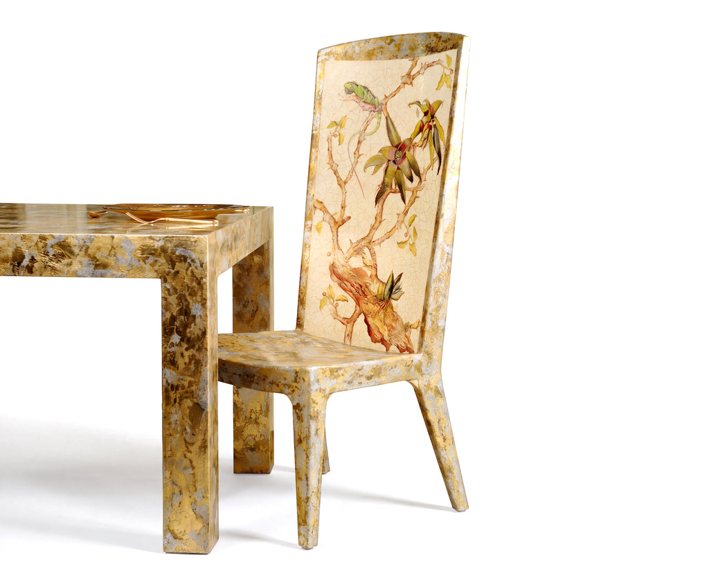 Bromeliad Cathedral Gold™ High-Back Chair
