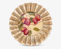 Fruit Orchard 15" Fluted Charger — Sugar Plum