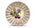 Fruit Orchard 9" Fluted Purple Plum Plate