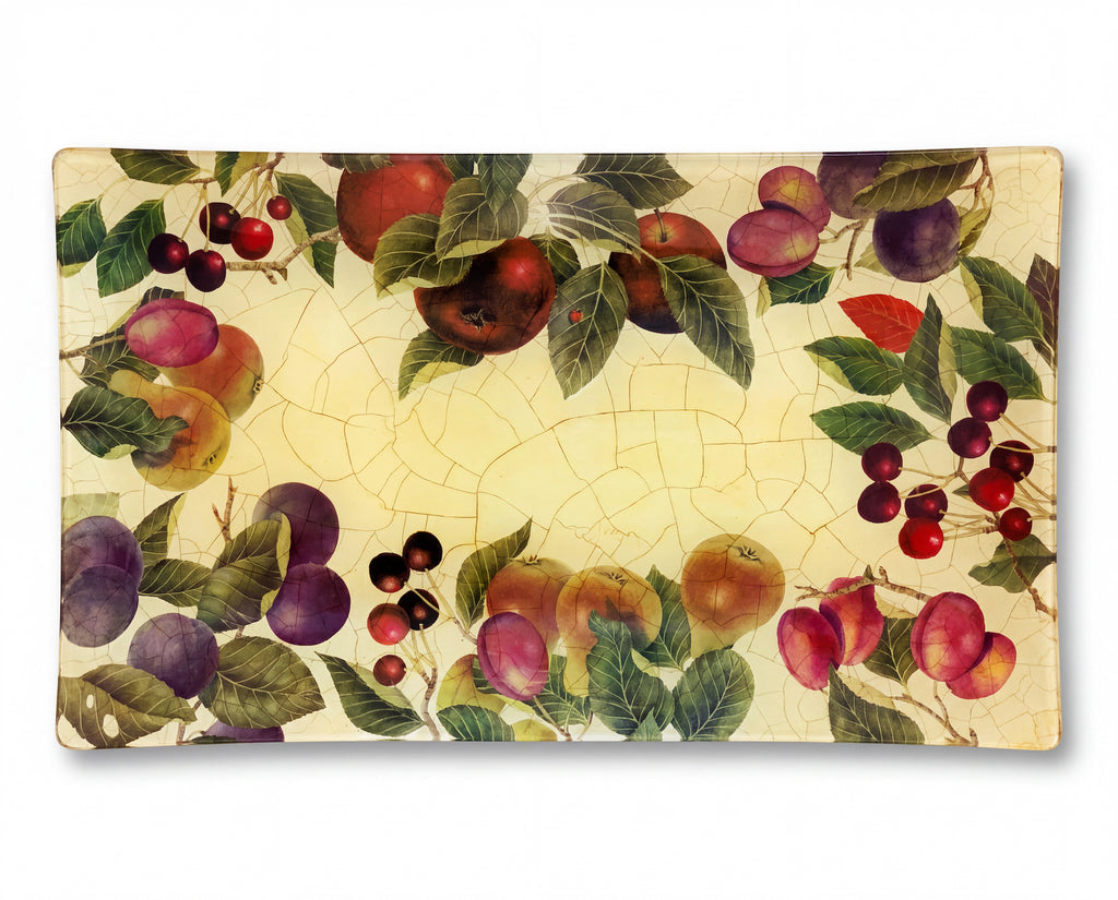 Fruit Orchard 20" Rectangular Garland Platter