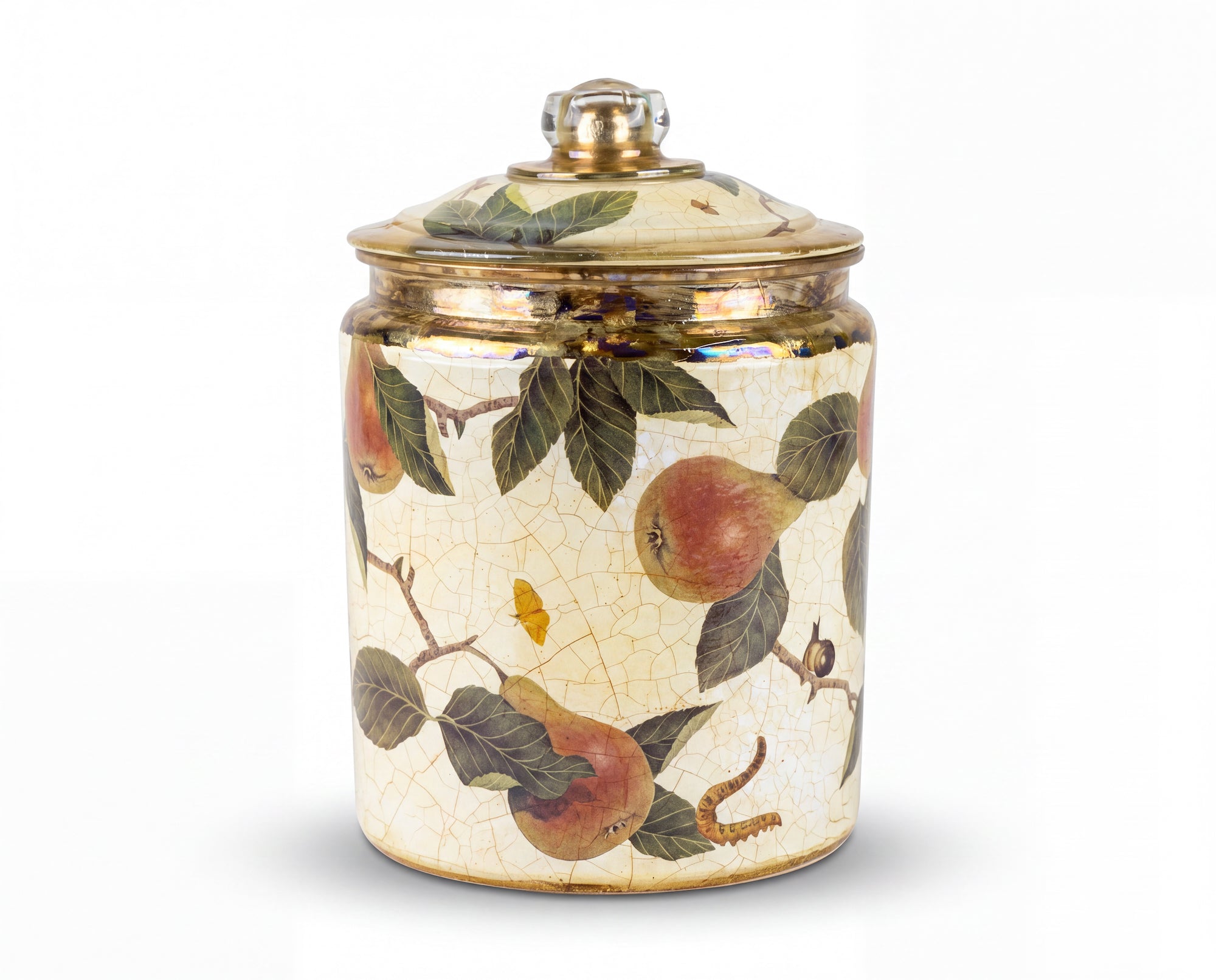 Fruit Orchard Covered Cookie Jar