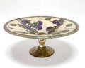 Fruit Orchard 16" Capri Footed Centerpiece Bowl — Purple Plum