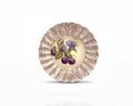 Fruit Orchard 9" Fluted Plate — Purple Plum