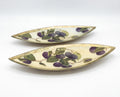 Fruit Orchard 19" Crescent Platter – Purple Plum