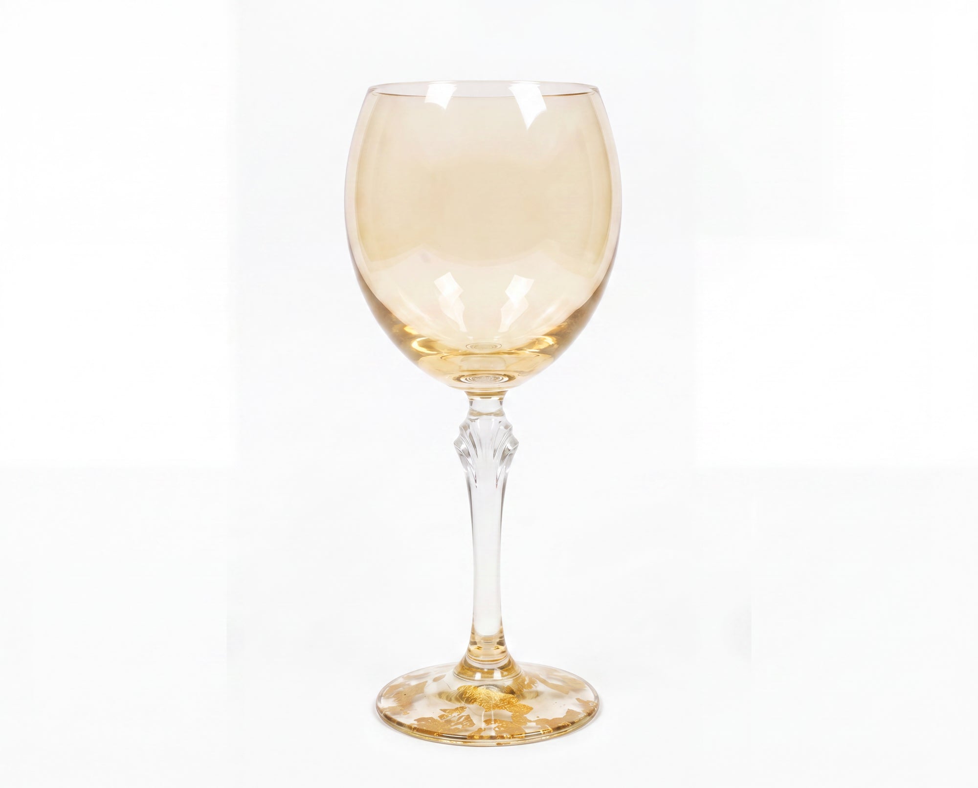 Golden Amber Goblet — Cathedral Gold™