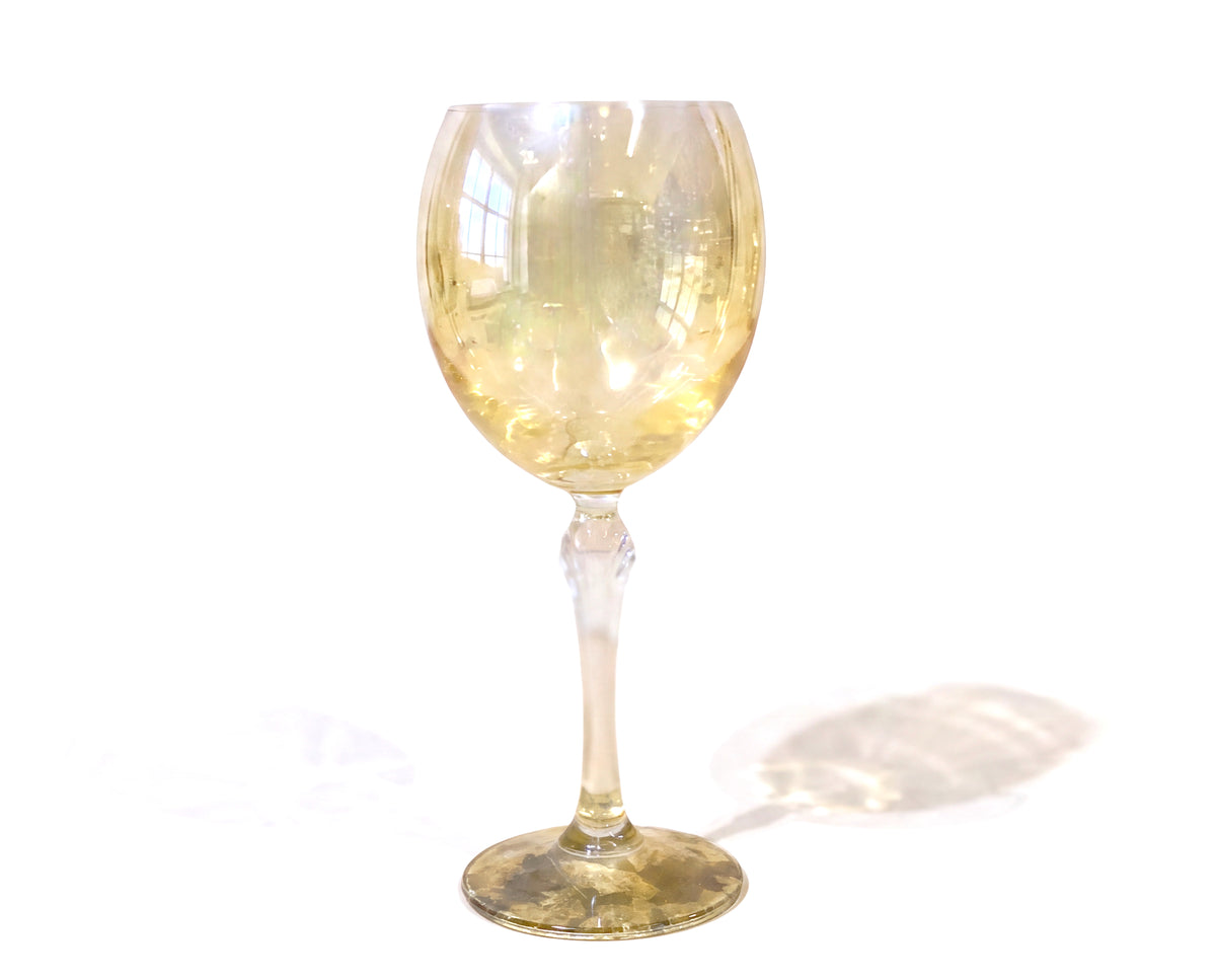 Golden Amber Goblet — Cathedral Gold™