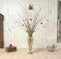Golden Emporium Vase — Signature Crackle Glass
