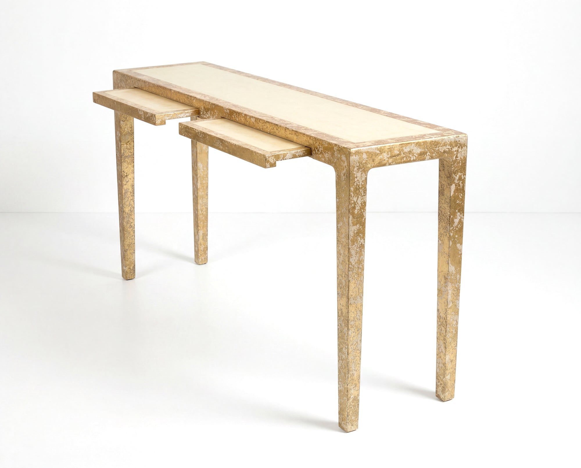 Grand Crackle & Cathedral Gold™ Console Table