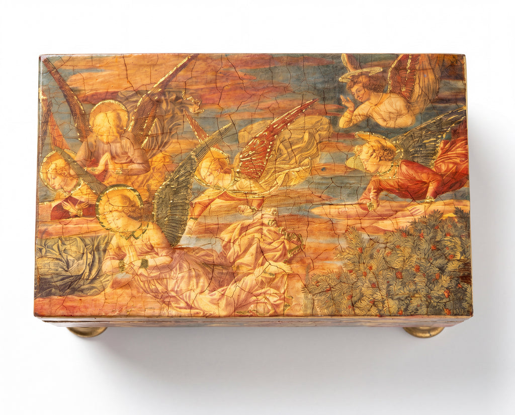 Illuminated Angels 24K Gold Keepsake Box