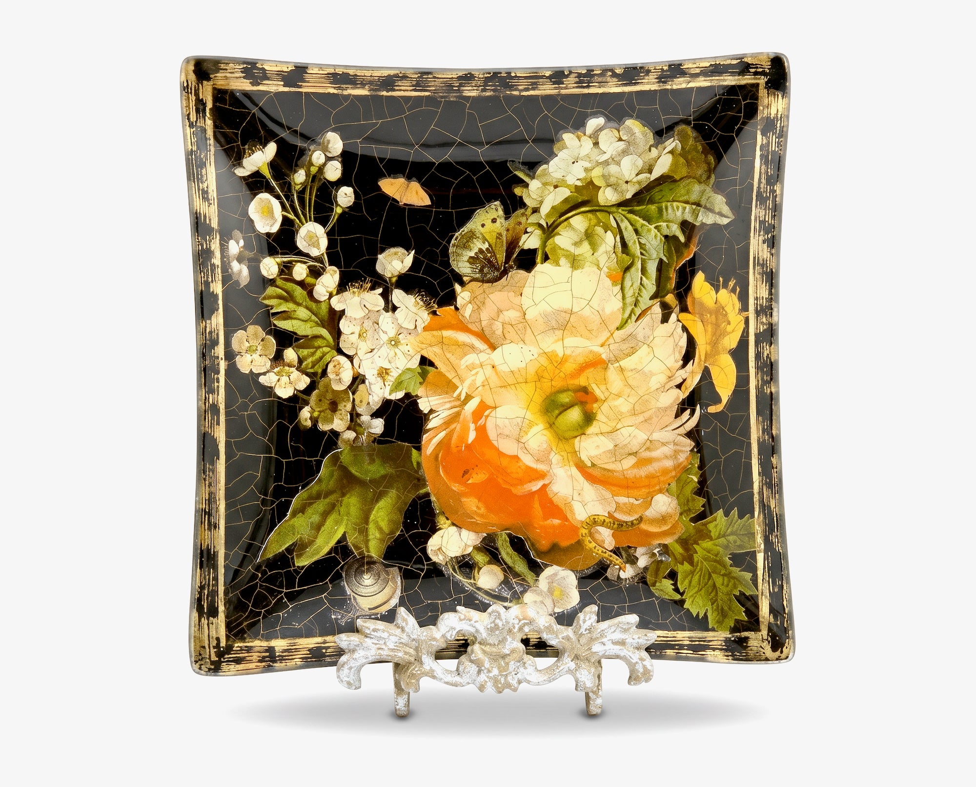 Lepidoptera 12" Signature Square Serving Platter