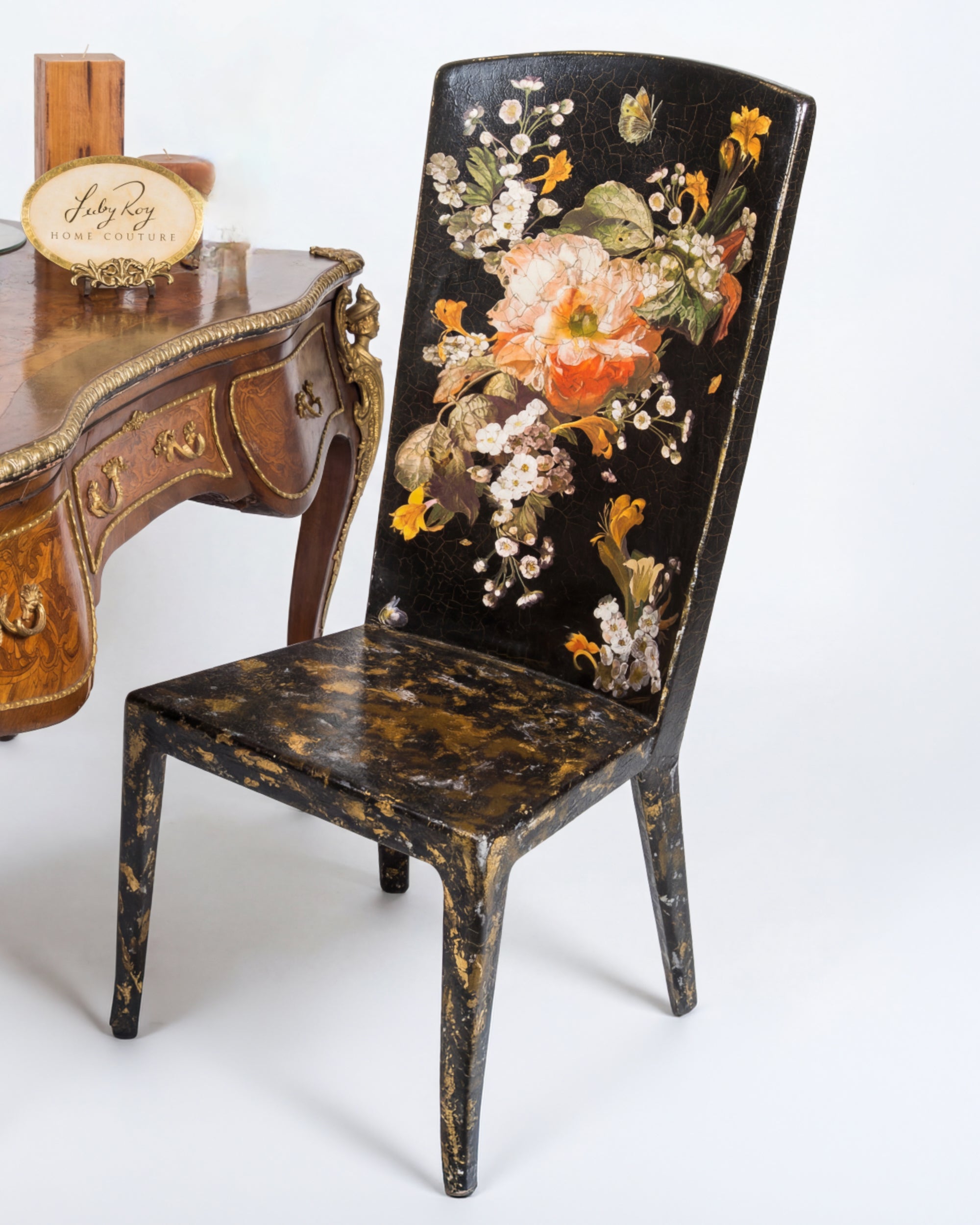 Lepidoptera High-Back Statement Chair