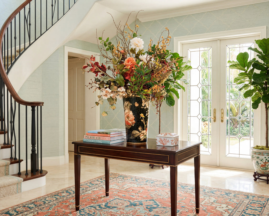 Lepidoptera Grand 28” Architectural Vase — One of a Kind