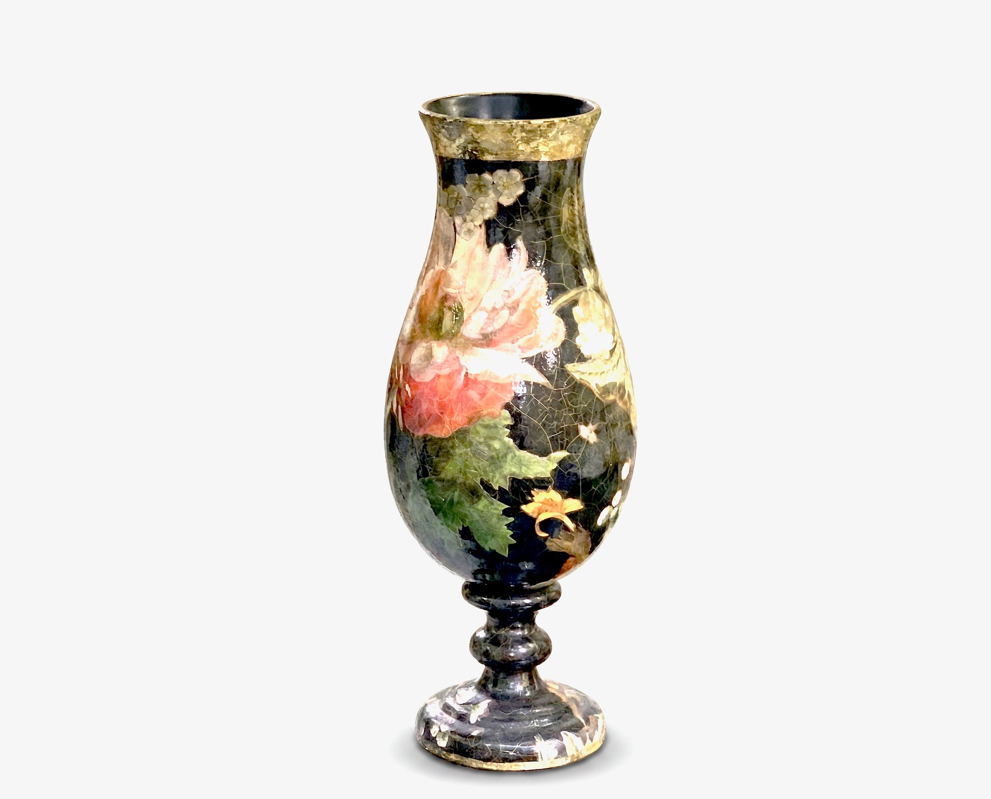 Lepi Footed 22" Hurricane Vase