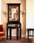 Lepidoptera Grand Demi Lune Table and Grand Mirror set