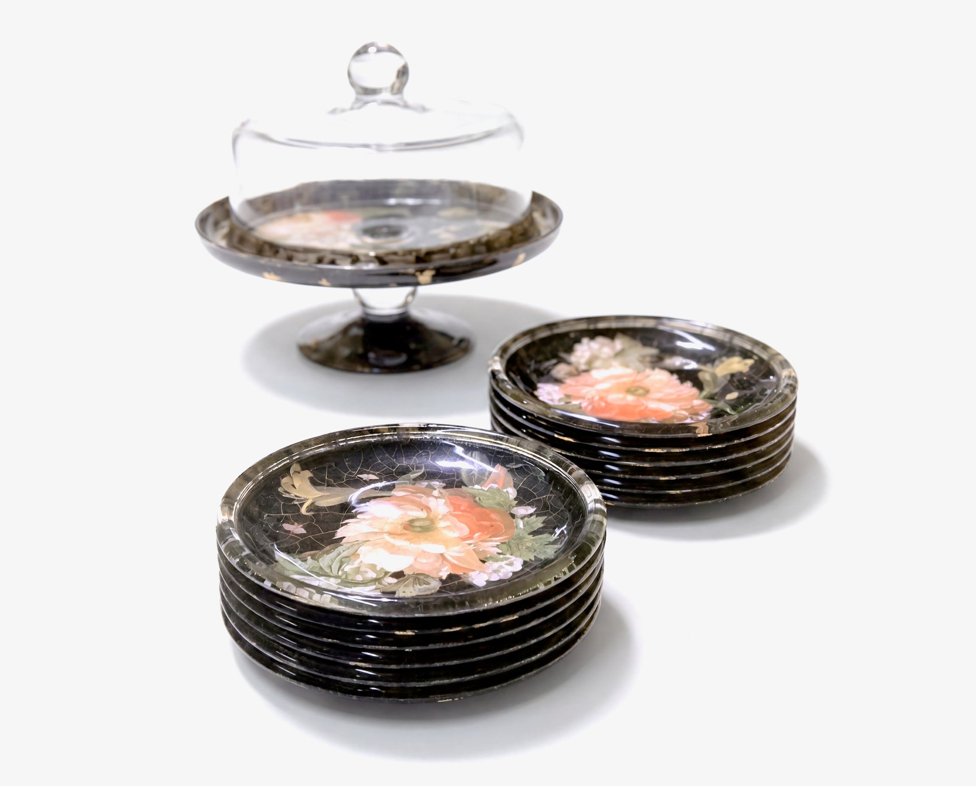 Lepidoptera 7" Rolled Gold Plate