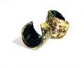 Lepidoptera Leopard Gold™ Crystal Napkin Rings — Set of 2