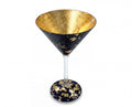 Lepidoptera Leopard Gold™ Double Gold Martini Glass