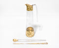 Leopard Gold™ Martini Pitcher & Cocktail Stirrer Set