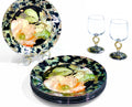 Lepidoptera Leopard Gold™ Dinnerware Collection -Set of 9