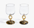 Lepidoptera Leopard Gold™ Wine Tasting Glasses – Set of Four