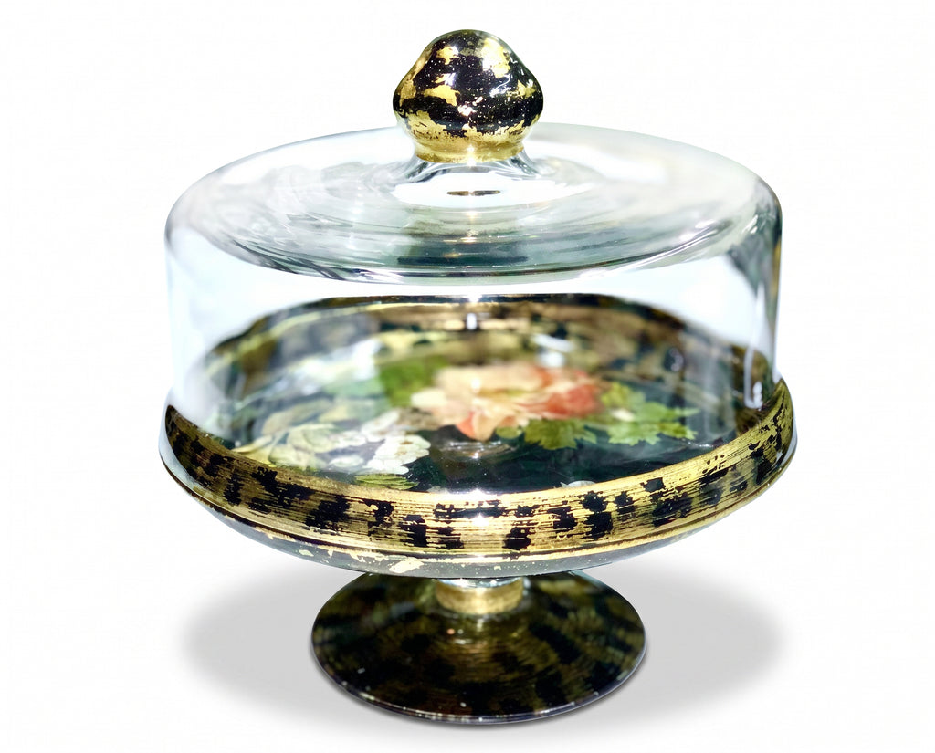 Lepidoptera Signature Dome-Covered Footed Pastry & Cheese Stand