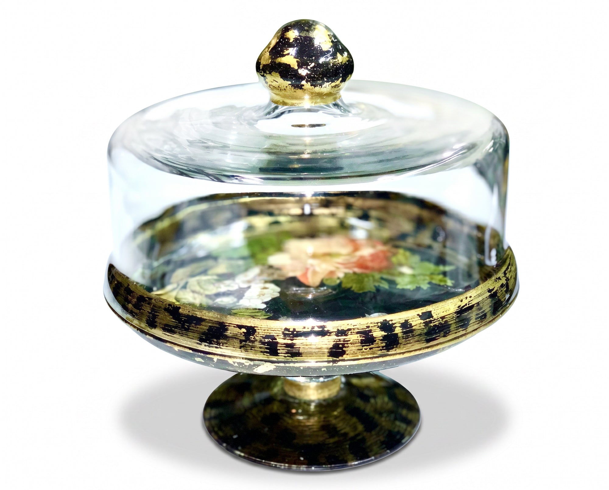 Lepidoptera Signature Dome-Covered Footed Pastry & Cheese Stand