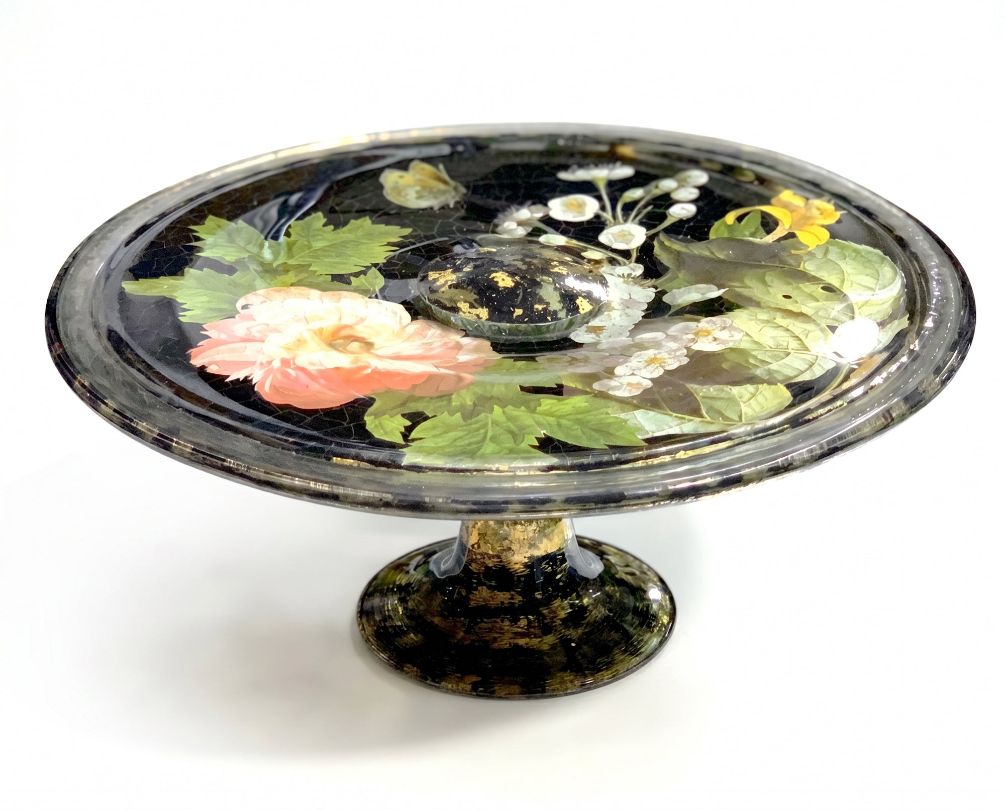 Lepidoptera Signature Footed Cake Stand — Studio Edition