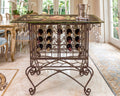 Lepidoptera Wine Tasting Bar with Integrated Bottle & Stemware Storage