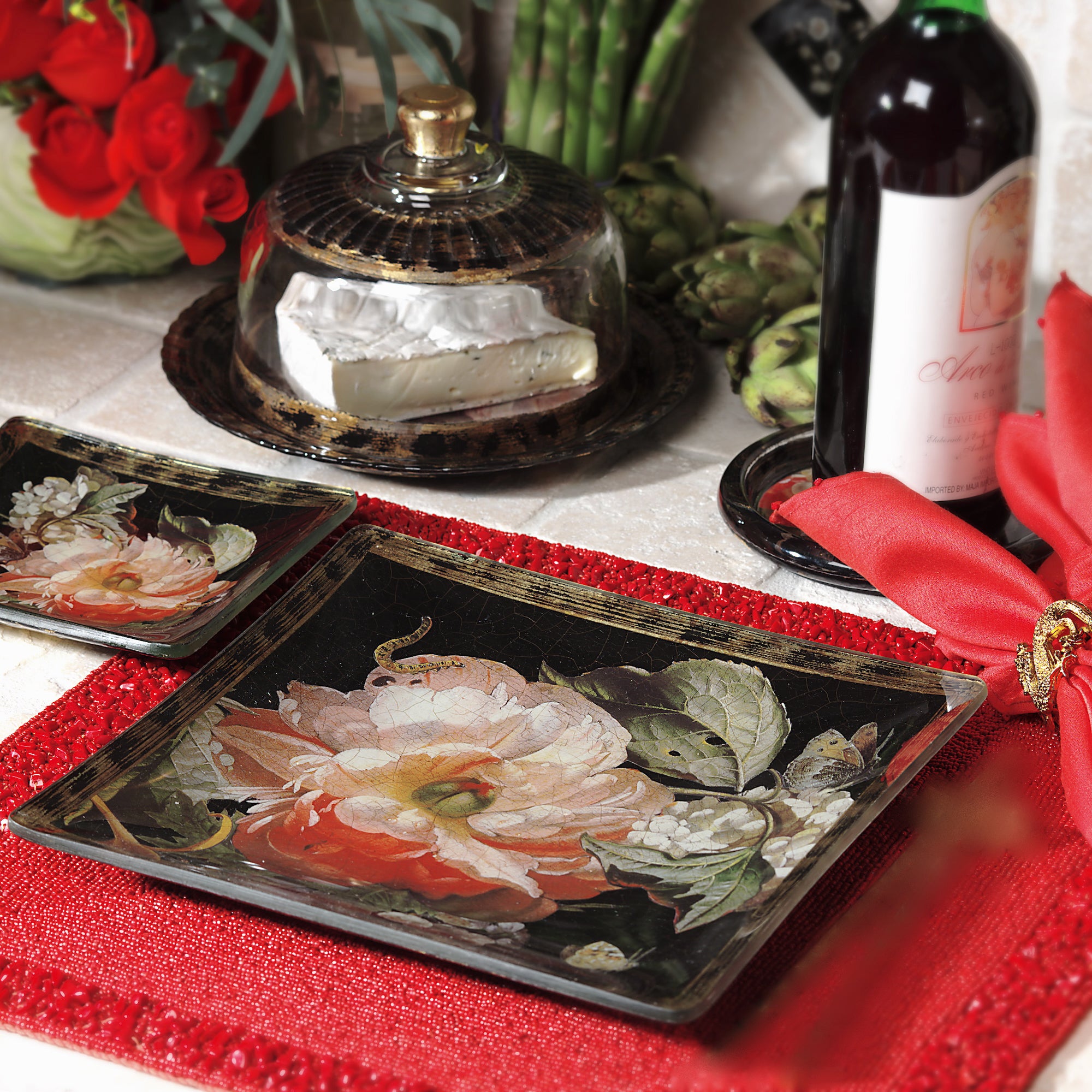 Lepidoptera 10" Signature Square Serving Platter