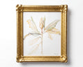 Magnolia 24K Gold Framed Watercolor Study