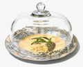 Orchidaceum 11” Silver-Banded Cake Dome