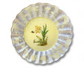 Orchidaceum 15” Fluted Charger Yellow #1