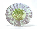 Orchidaceum 9” Fluted Plate Orchid on Branch Green #2