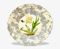 Orchidaceum 9” Fluted Plate Yellow #1