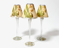 Orchidaceum Tri-Gold™ Blush Votive Candle Shade & Footed Base