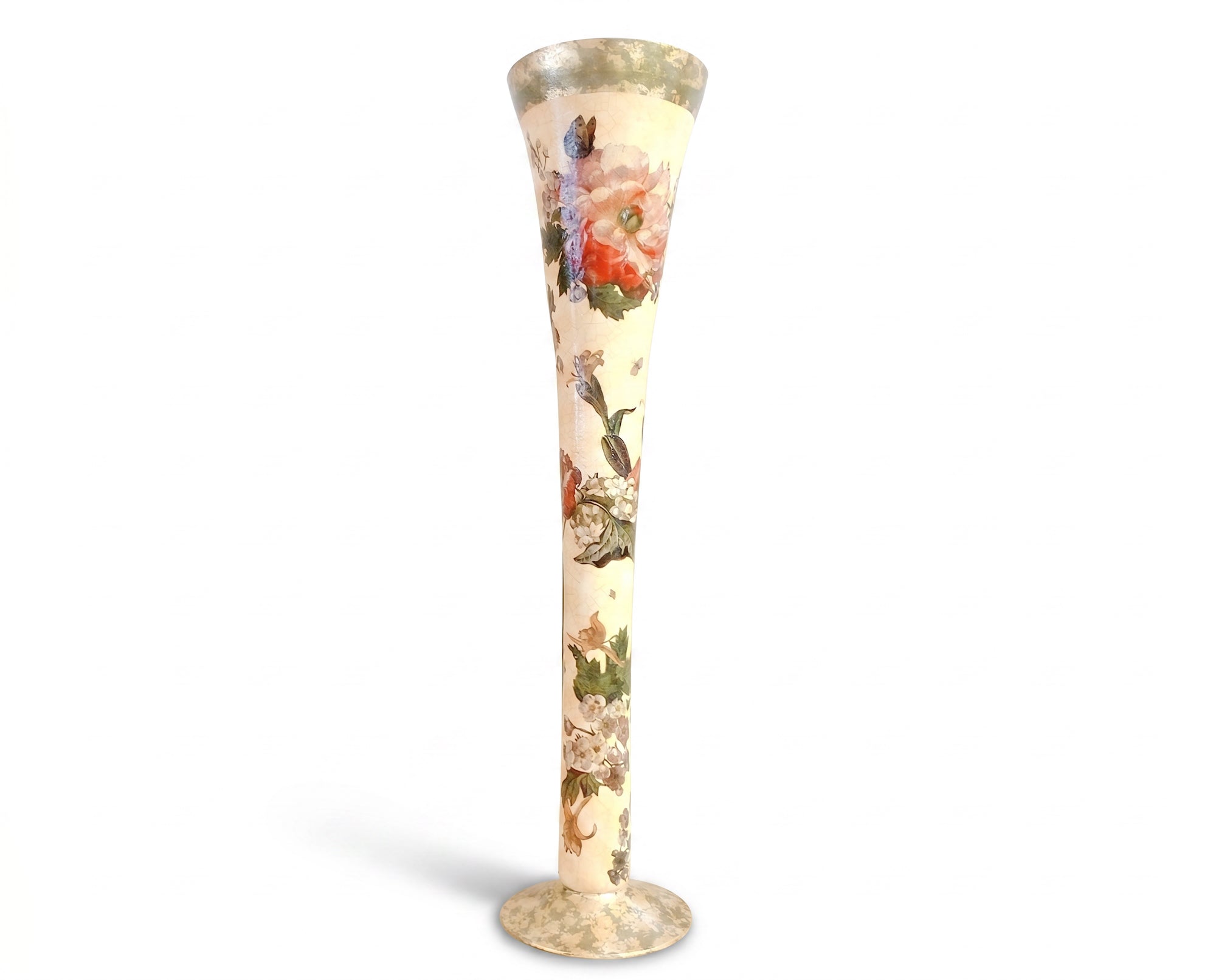 Red Lepi 4’ Floor Vase