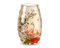 Red Lepi Crystal “Vase Half-Full” Half Full