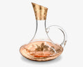 Red Lepidoptera Crystal Wine Carafe