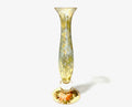 Red Lepidoptera Long Stem Vase