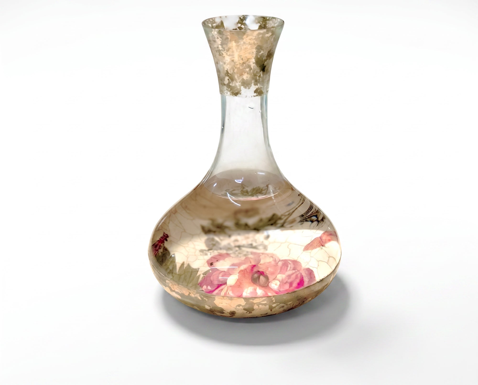 Red Lepidoptera Petite Wine Carafe