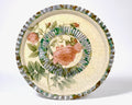 Rosarium 13" Fromage Presentation Platter — Pink Turnip Rose