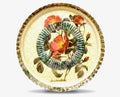 Rosarium 13" Fromage Presentation Platter — Red Rose of Love